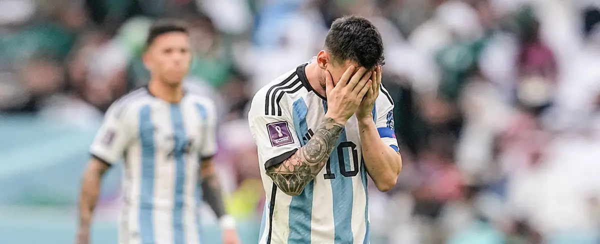 Argentina cae (1-2) ante Arabia Saudita en una gran sorpresa del Mundial