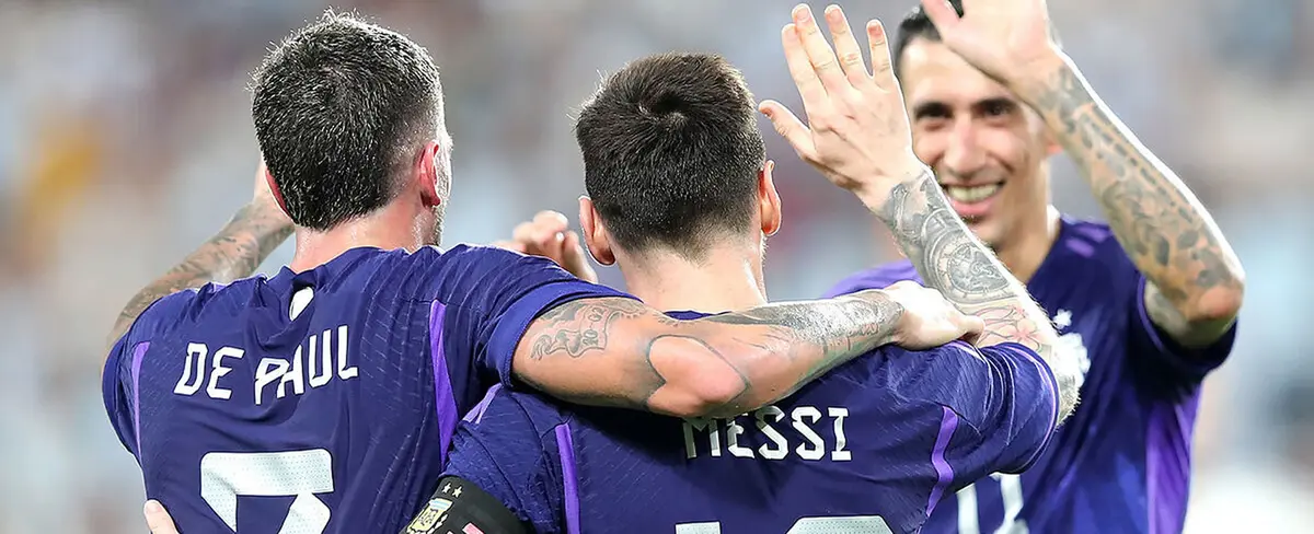 Argentina golea (5-0) a los Emiratos Árabes previo al mundial de Qatar