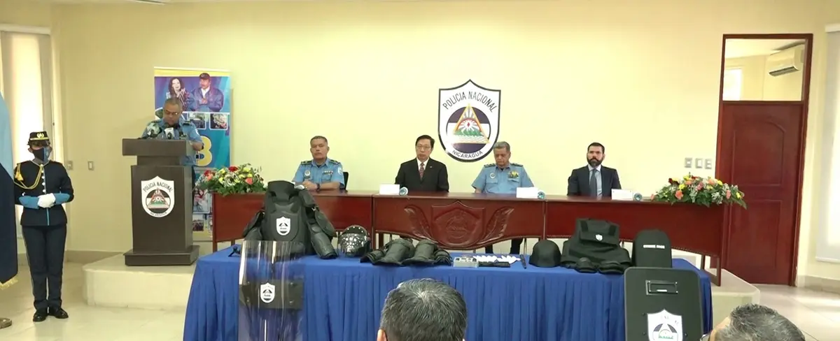 China dona equipos logísticos a la Policía de Nicaragua