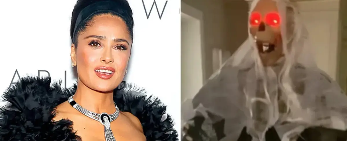 Salma Hayek convierte su casa en templo de “espíritus malignos”