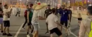 Fanáticos argentinos y mexicanos protagonizan fuertes enfrentamientos en Qatar