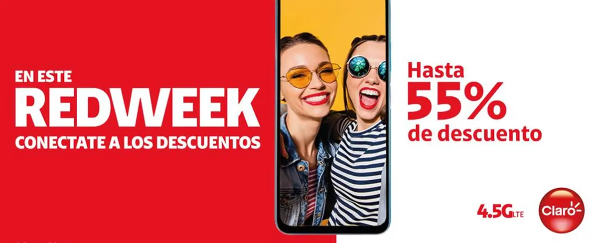 Conectate a los descuentos con el Red Week de Claro