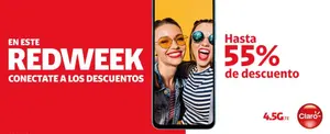 Conectate a los descuentos con el Red Week de Claro