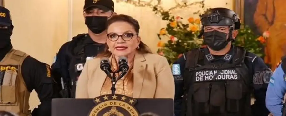 Presidenta de Honduras declara Emergencia Nacional en Materia de Seguridad