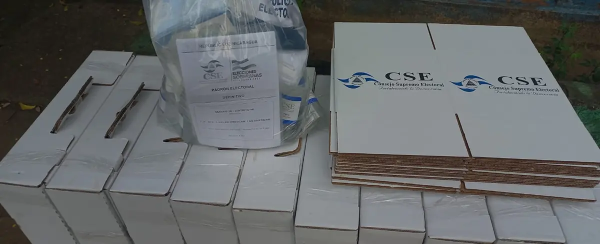 Distribuyen Maletas Electorales en los Centros de Votación de Managua