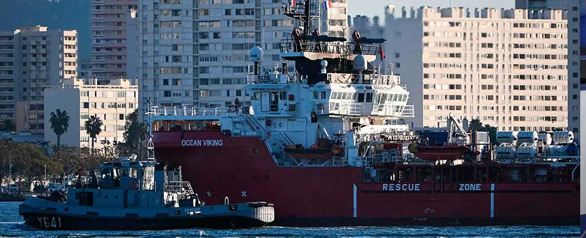 <a>Barco humanitario llega a Francia con 230 inmigrantes</a>