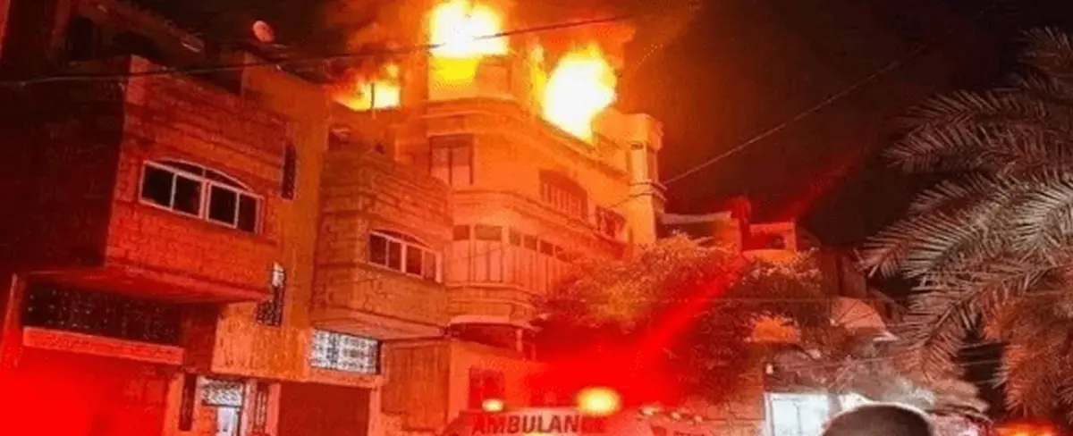 <a>Incendio en un edificio deja 21 fallecidos en la Franja de Gaza</a>