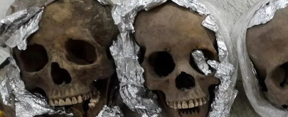 Encuentran 4 cráneos humanos en el equipaje de un aeropuerto de México