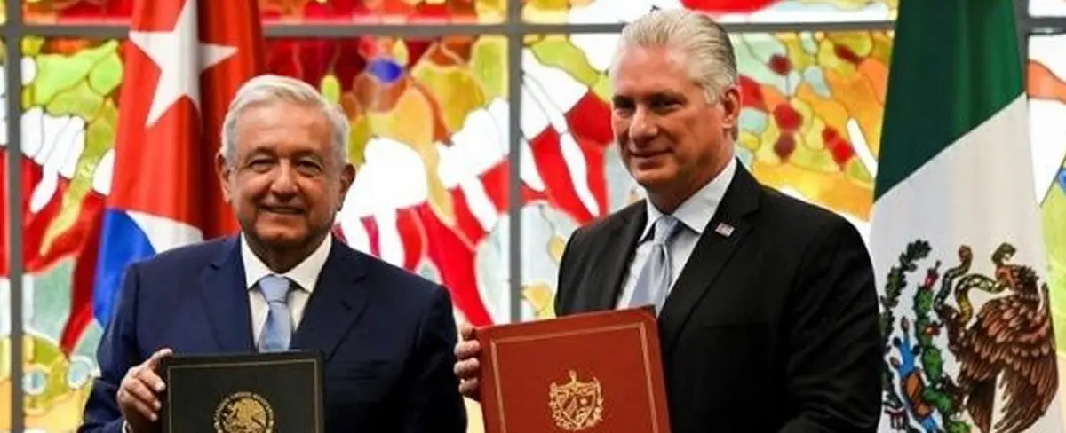 Presidente cubano agradece solidaridad de López Obrador
