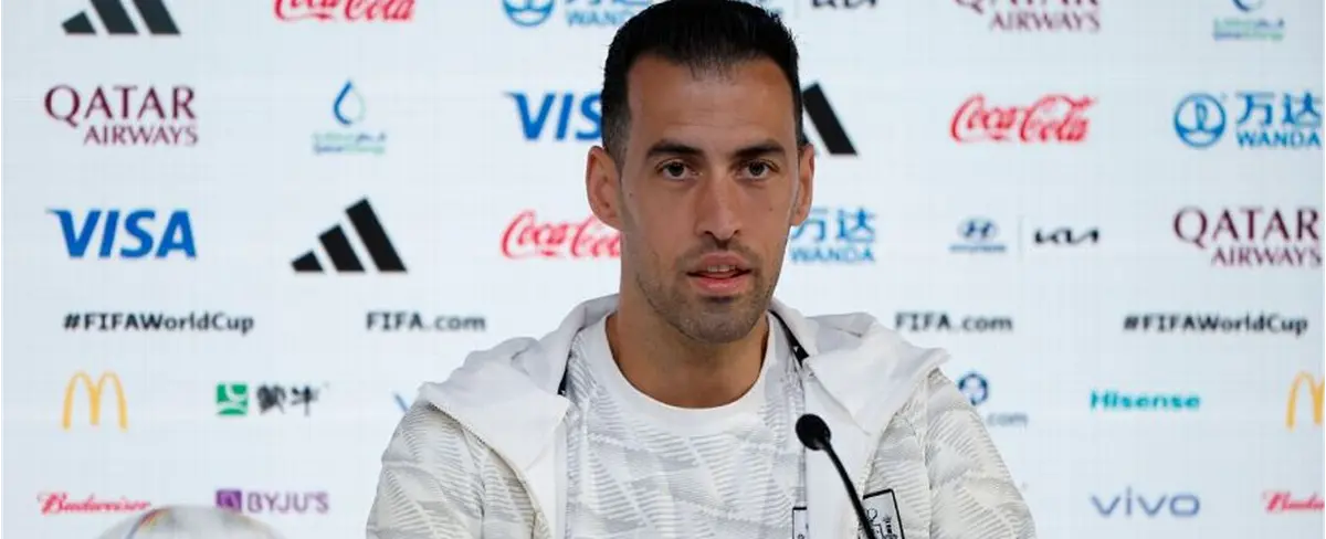 Sergio Busquets anuncia su retiro de la selección española