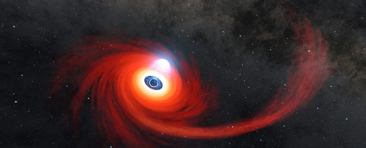 Sorprendente: agujero negro devora una estrella