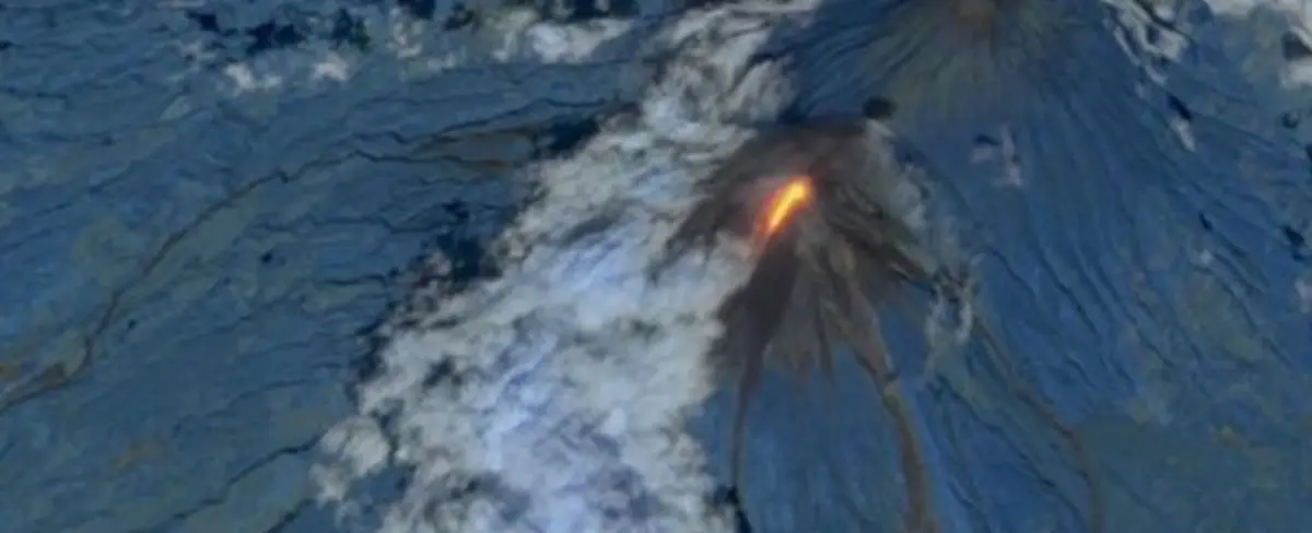 Volcán de fuego en Guatemala registra fuerte actividad