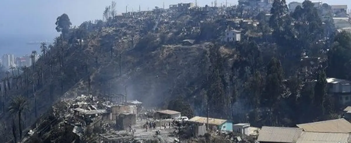 Logran contener incendio en Viña del Mar
