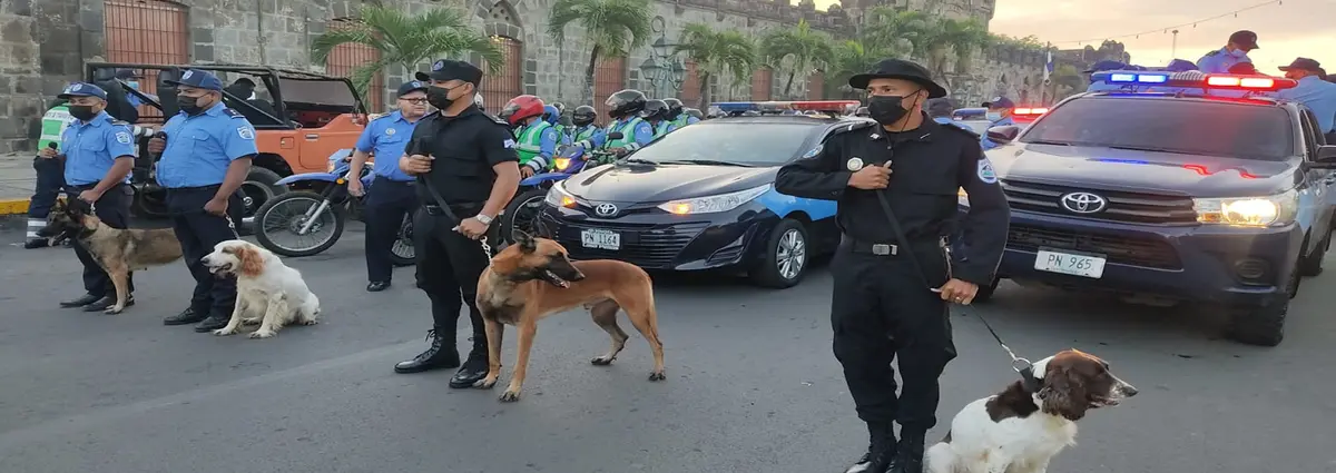 Policía Nacional garantiza seguridad en las purísimas de Masaya