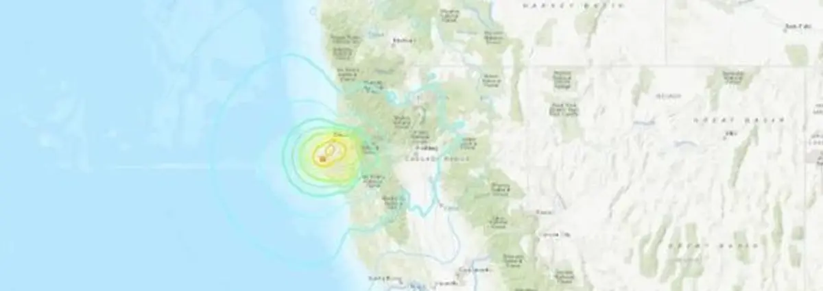 Reportan sismo de 6,4 en el litoral norte de California