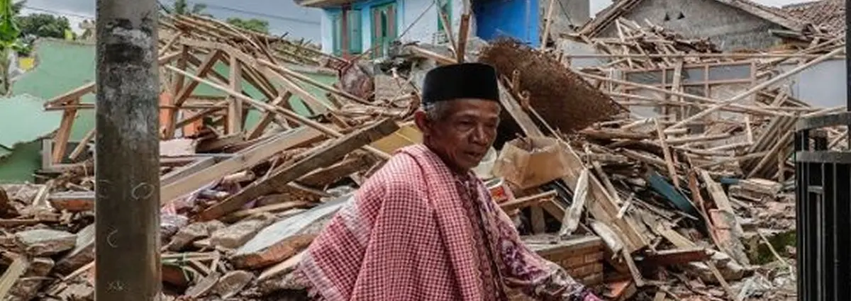 Reportan sismo de magnitud 6,1 en el occidente de Indonesia