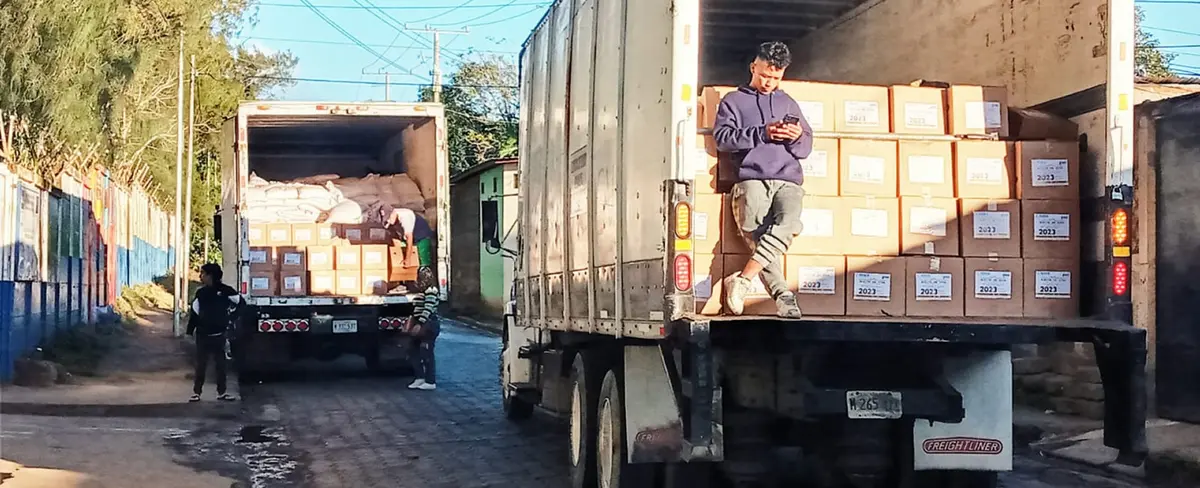 Llega primera entrega de Merienda Escolar del 2023 a Carazo
