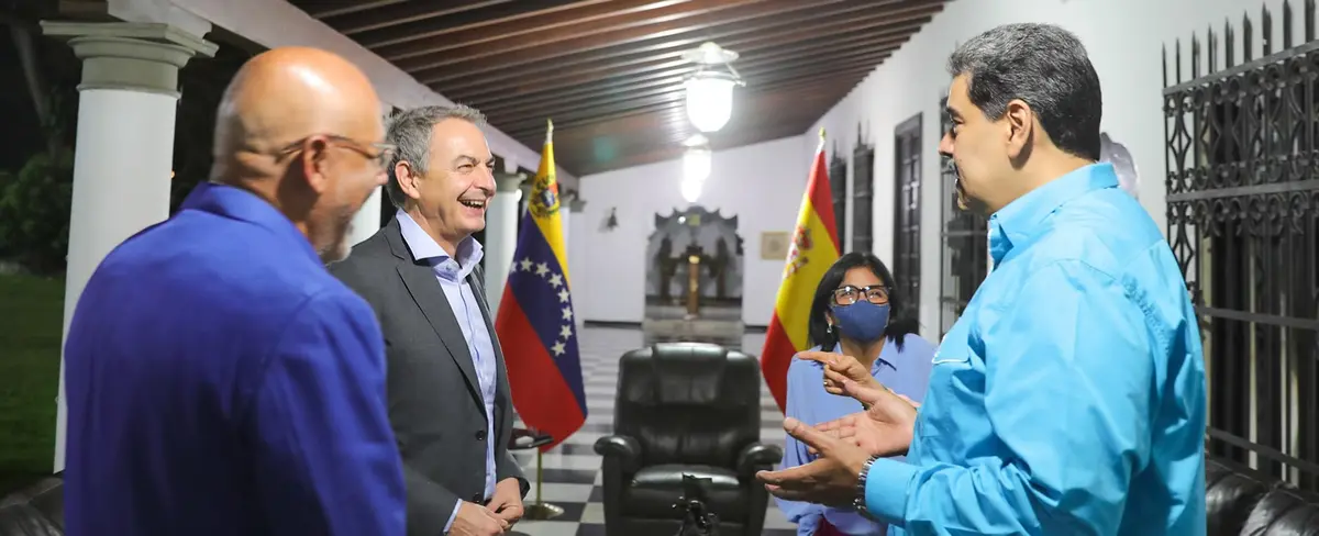 Presidente Maduro sostiene encuentro con gobernador de España