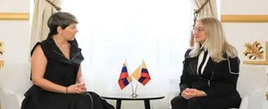 Primera dama colombiana llega a Venezuela para afianzar lazos entre naciones
