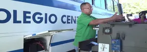 Policía Nacional e Irtramma realizan inspección al transporte escolar