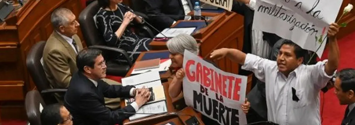 <a>Congreso de Perú respalda el gabinete represivo de Boluarte y concede voto de confianza</a>