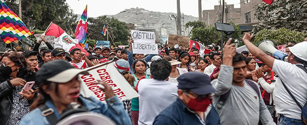 Organizaciones sociales y políticas reinician protestas en Perú