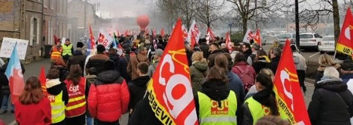 Protestas contra reforma de pensiones por parte de trabajadores franceses
