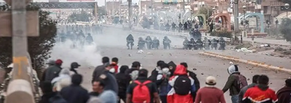 Represión policial deja un muerto en Cusco, Perú