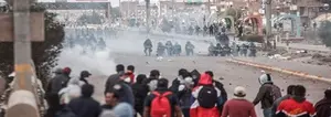 Represión policial deja un muerto en Cusco, Perú