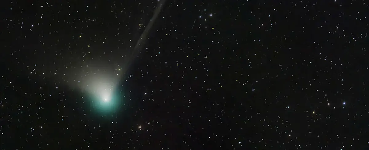 Cometa verde y el planeta Marte serán visibles el fin de semana
