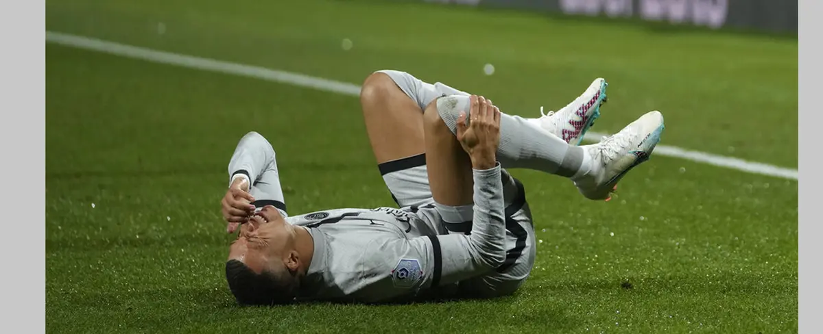 Mbappé estará 3 semanas sin jugar por una lesión