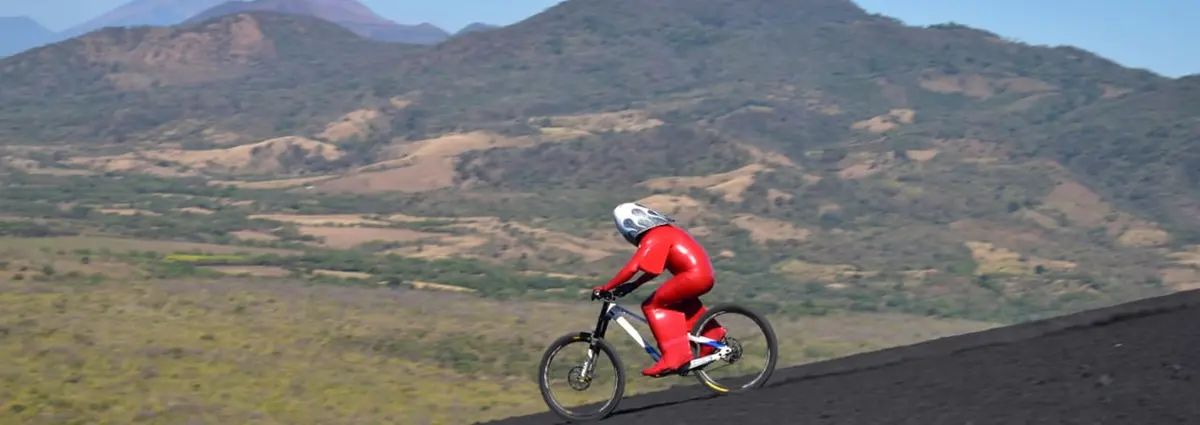 Pierre Thévenard no logró batir el récord en el  volcán Cerro Negro