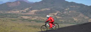 Pierre Thévenard no logró batir el récord en el  volcán Cerro Negro