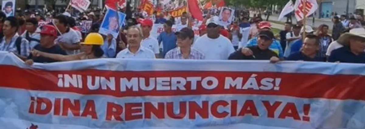 Central sindical rechaza criminalización de la protesta social en Perú