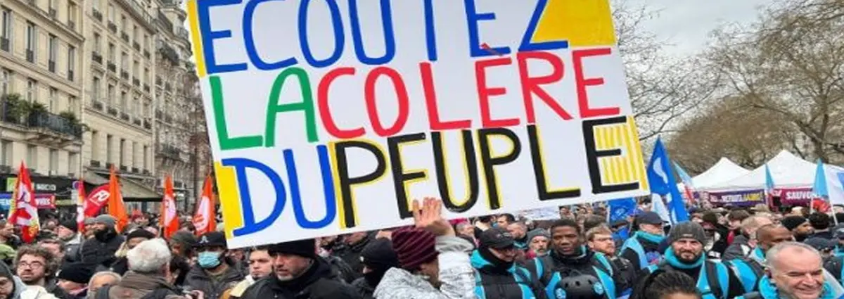 Francia registra masivas protestas contra la reforma de pensiones