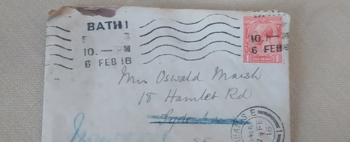 Más de un siglo después de ser enviada una carta llega a su destino en Londres