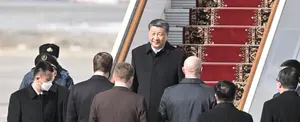 Arriba a Rusia el presidente Xi Jinping en visita oficial