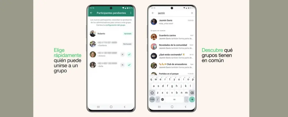 ¿Cómo funciona la nueva sala de espera de los grupos de WhatsApp?