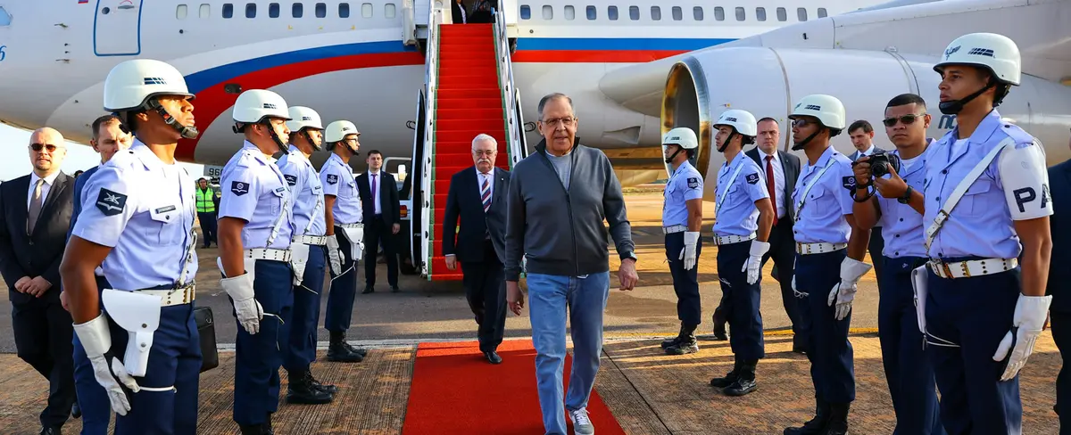 Canciller ruso llega a Brasil como parte de su gira por Latinoamérica