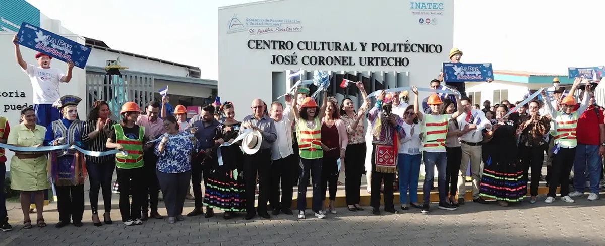 Inauguran el Centro Cultural Politécnico José Coronel Urtecho ¡No Volverá el Pasado!