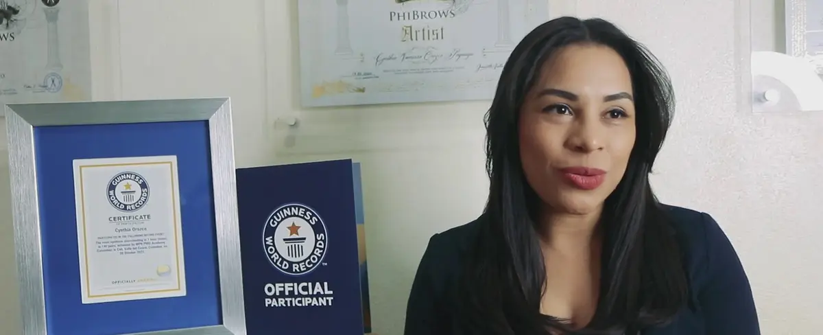 La primera nicaragüense en ganar un Récord Guinness