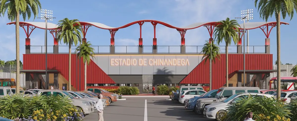 Espectacular diseño de lo que será el nuevo estadio de fútbol en Chinandega