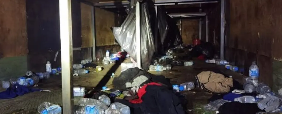 Rescatan a 209 migrantes abandonados en un traíler en México