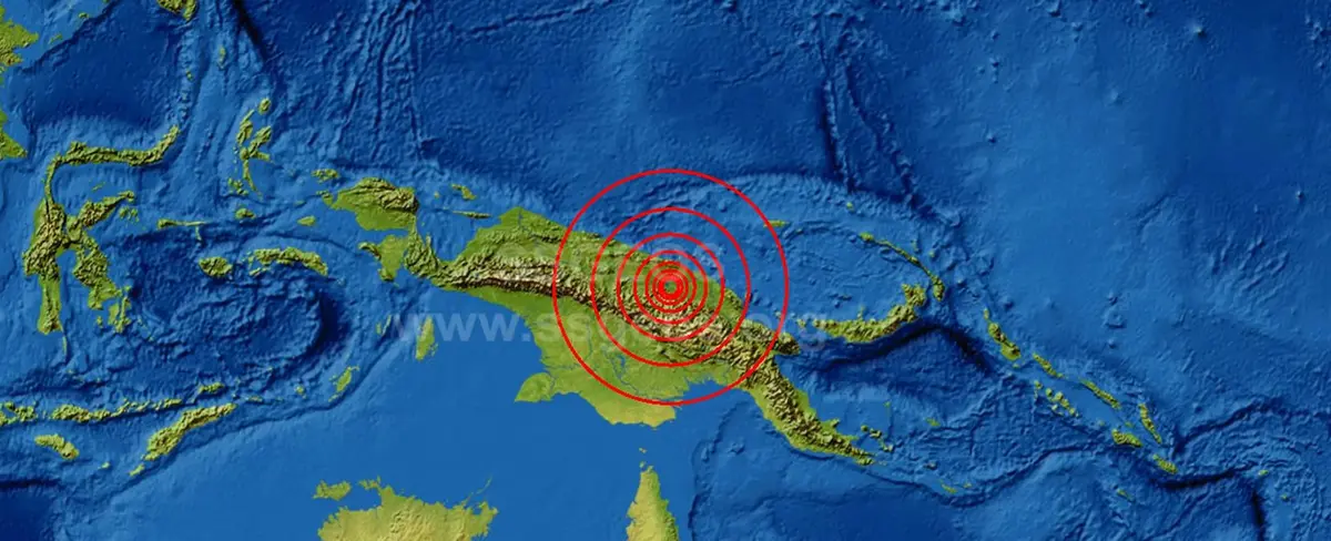 Terremoto de 7.1 grados sacude Nueva Guinea