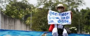 Registran más de 1 mil 400 líderes sociales asesinados en Colombia desde 2016
