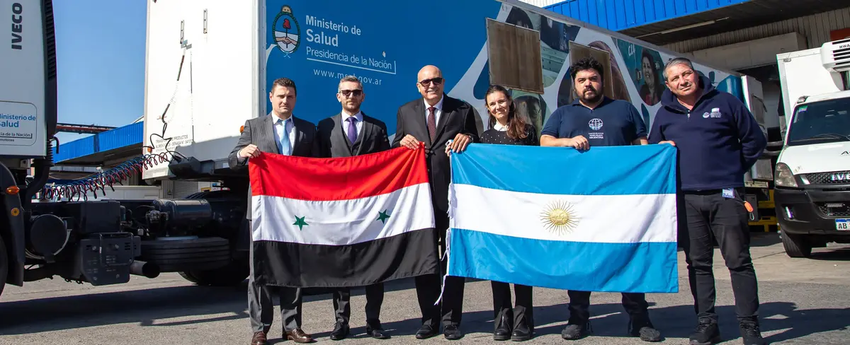 Argentina anuncia envío de ayuda humanitaria a Siria