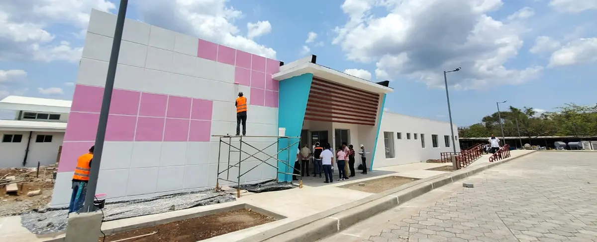 Avanza en un 90% la construcción del Hospital Pablo Úbeda en Chontales