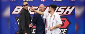 Bad Bunny bofetea a Damian Priest previo a su combate en la WWE