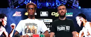 Tenso cara a cara de Lomachenko y Devin Haney previo a su combate