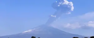 Mantienen alerta amarilla fase 3 por volcán Popocatépetl en México